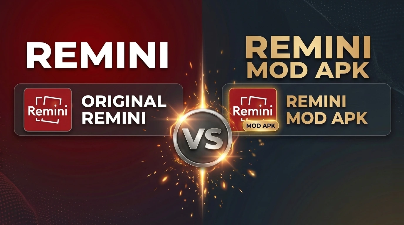 Remini vs Remini Mod APK